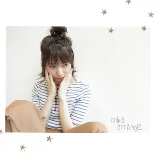 ヘアアレンジ 市川 千夏のヘアスタイル