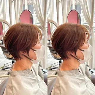 ショート 【ショートヘア】 岡 那輝のヘアスタイル