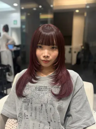 ロング カラー 渋谷髪質改善/縮毛 矯正/かすが🪽🫧のヘアスタイル