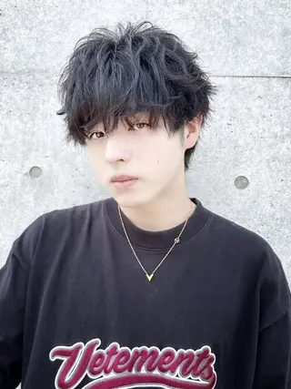 パーマ ヘアアレンジ メンズ 【公式】メンズ専門 🔥BLUCK渋谷店のヘアスタイル