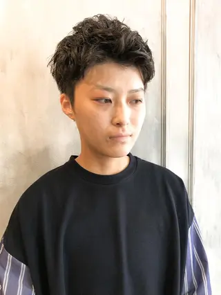 メンズ 水谷 俊一のヘアスタイル