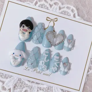 ネイル 大分市推し活ネイル 🎀ライブ・現場前にのネイルデザイン