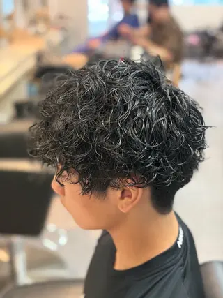 パーマ メンズ メンズ特化/パーマ/ フェードWATARUのヘアスタイル