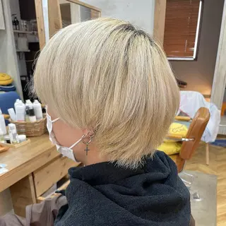 カラー パーマ ヘアアレンジ メンズ キッズ ネイル マツエク・マツパ Saffyハリウッド トリートメント◎のヘアスタイル