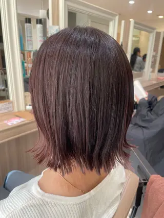 ショート カラー ヘアアレンジ 韓国ヘアメイク🎀/ 縮毛矯正✨山本媛香のヘアスタイル
