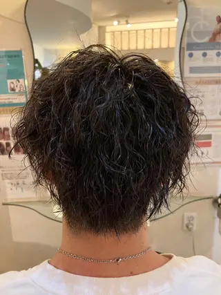 パーマ メンズ 宮下 祐香のヘアスタイル