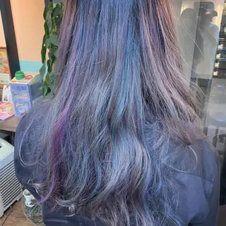 ロング カラー 原宿サロン代表 デザインカラー伊藤卓のヘアスタイル