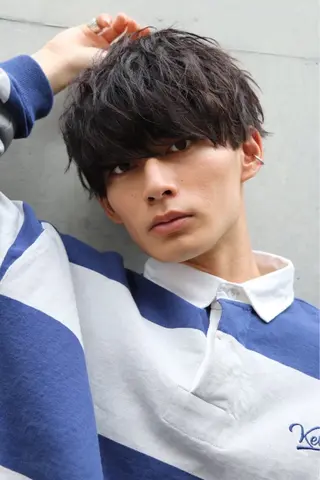 パーマ 柴田 りかのヘアスタイル