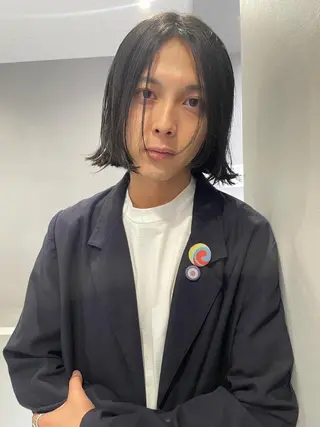 ショート カラー パーマ CEINE loqのヘアスタイル