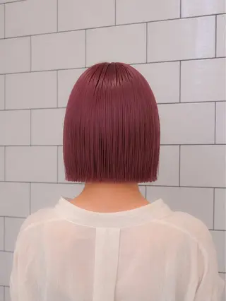 ショート カラー 🍒暖色ボブ/パーマ /りゅうき🍒のヘアスタイル