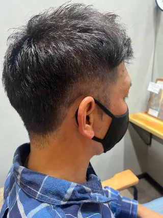 ショート カラー パーマ ヘアアレンジ メンズ キッズ ネイル マツエク・マツパ アイブロウ 久木原 ゆりのヘアスタイル
