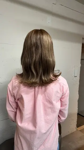 ミディアム カラー 🎀shell吉祥寺 ナオ🧸のヘアスタイル