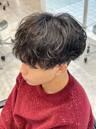 パーマ メンズ 海外風パーマ カラー特化園田　楓莉のヘアスタイル