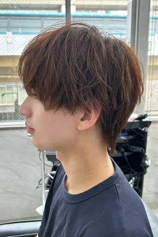 ショート カラー メンズ メンズスタイリスト 前田雄輝のヘアスタイル
