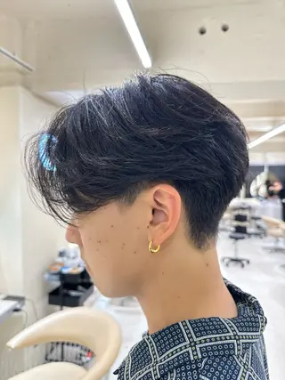 ショート パーマ メンズ 横浜/レイヤー/ カネコのヘアスタイル
