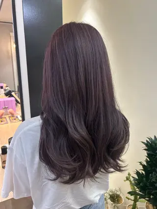 ロング カラー hubhair レイヤー/透明感のヘアスタイル