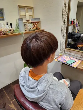 ショート メンズ 阪本 俊のヘアスタイル