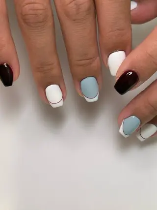 ネイル 手描き🌸ニュアンス monny nailのネイルデザイン
