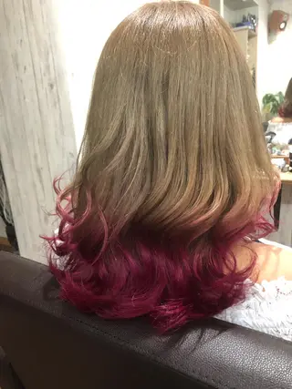 ミディアム 齊藤 篤士のヘアスタイル