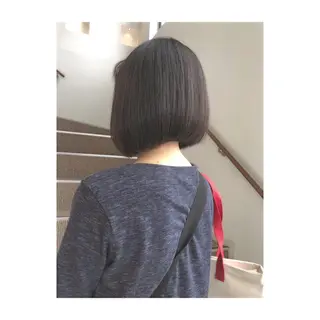 セミロング 松戸　レイヤーカット 野口　康太郎のヘアスタイル