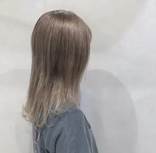 セミロング 髪質改善 メンズパーマゆうひのヘアスタイル