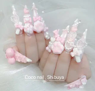 ネイル CoCo Nail 長さ出し専門店のネイルデザイン