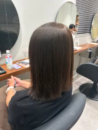 ミディアム ✨縮毛矯正✨小林 睦季のヘアスタイル