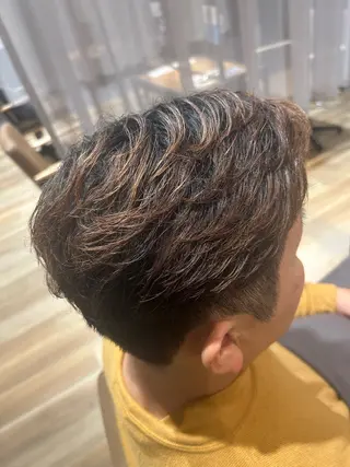 メンズ フジイイブキ 髪質改善カラーのヘアスタイル