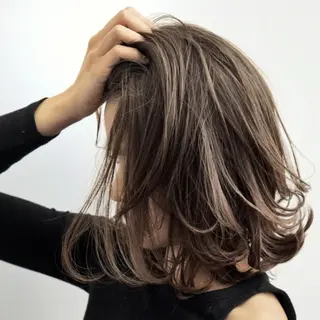 ミディアム カラー パーマ ヘアアレンジ メンズ キッズ ネイル マツエク・マツパ premier modelsのヘアスタイル