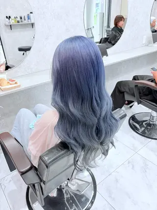 ロング 🦋ハイトーン🦋 石山 希理🦋のヘアスタイル