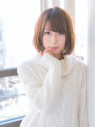 ミディアム 永野 良一のヘアスタイル