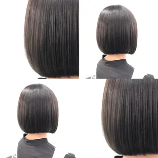 セミロング カラー パーマ ヘアアレンジ メンズ キッズ ネイル マツエク・マツパ 上品＆韓国風 🥀海心🥀のヘアスタイル