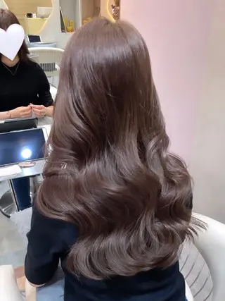 カラー 縮毛矯正ブリーチなし 🍒❤ゆうきのヘアスタイル