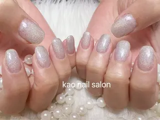 ネイル kao nail マグネット/長さだしのネイルデザイン