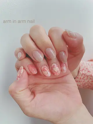 ネイル arm in arm ︎✿Yamamotoのマツエク・マツパデザイン