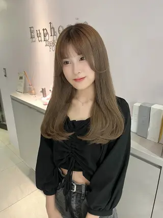 ロング 褒められヘア×顔周り カットRena🎀のヘアスタイル