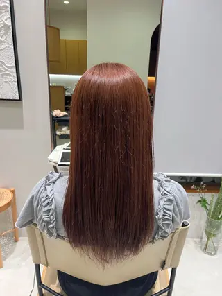 ロング カラー ramphy 柴原 夢奈のヘアスタイル