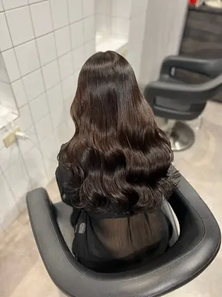カラー 暖色✖️韓国ヘア 🥀SAHO🥀のヘアスタイル