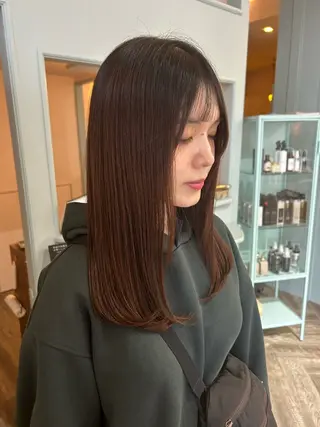 ミディアム sena 𝜗𝜚のヘアスタイル
