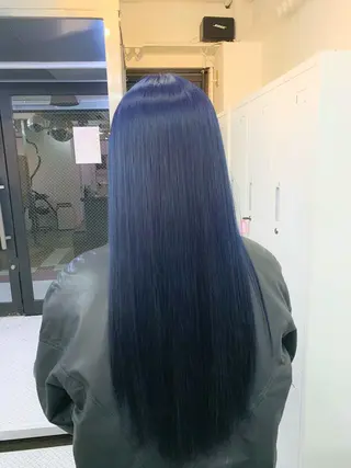 ロング カラー 赤みゼロ/透明感 カラー🌿KANTAのヘアスタイル
