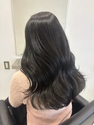 セミロング カラー レイヤーカット🎀× 韓国風🇰🇷正源のヘアスタイル