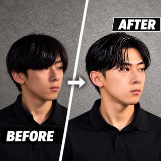 ショート パーマ メンズ スパイキーショート 心斎橋【戸兵吏駒】のヘアスタイル