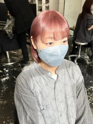 ショート カラー ヘアアレンジ HARU//原宿🤍 リピート率NO.1のヘアスタイル
