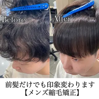 パーマ メンズ 💠メンズ縮毛矯正 /パーマ💠林慶太のヘアスタイル
