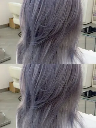 ミディアム カラー フルカワ リナのヘアスタイル