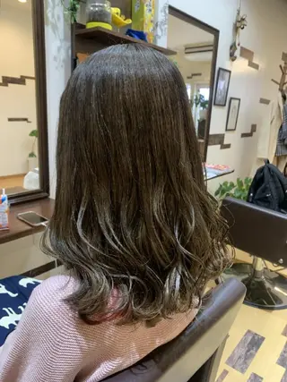 ロング カラー サトウ シューイチのヘアスタイル