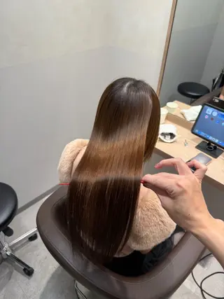 ロング 福田 修平 髪質改善/美髪矯正のヘアスタイル
