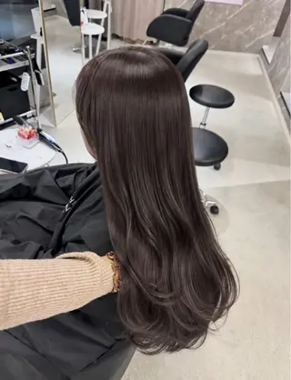 ロング カラー 韓国風レイヤー× 髪質改善/Hinaのヘアスタイル