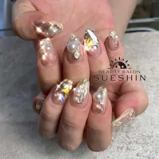 セミロング ネイル S ueshinのネイルデザイン