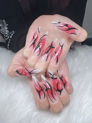ネイル Lee Nails チップ長さだし専門店のネイルデザイン